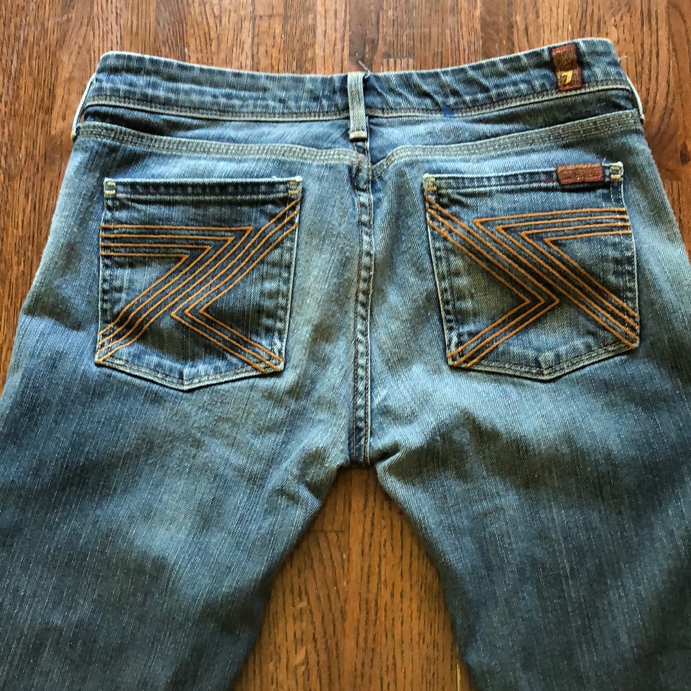 7 jeans size 28 cropped